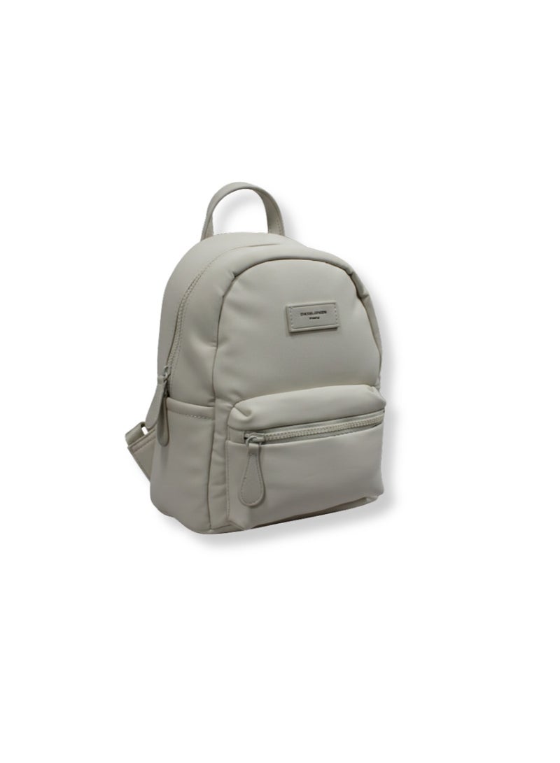 David Jones Women's Backpack Stylish and Durable Everyday Carry | Color Coconut Cream(CM7482) - Image 1